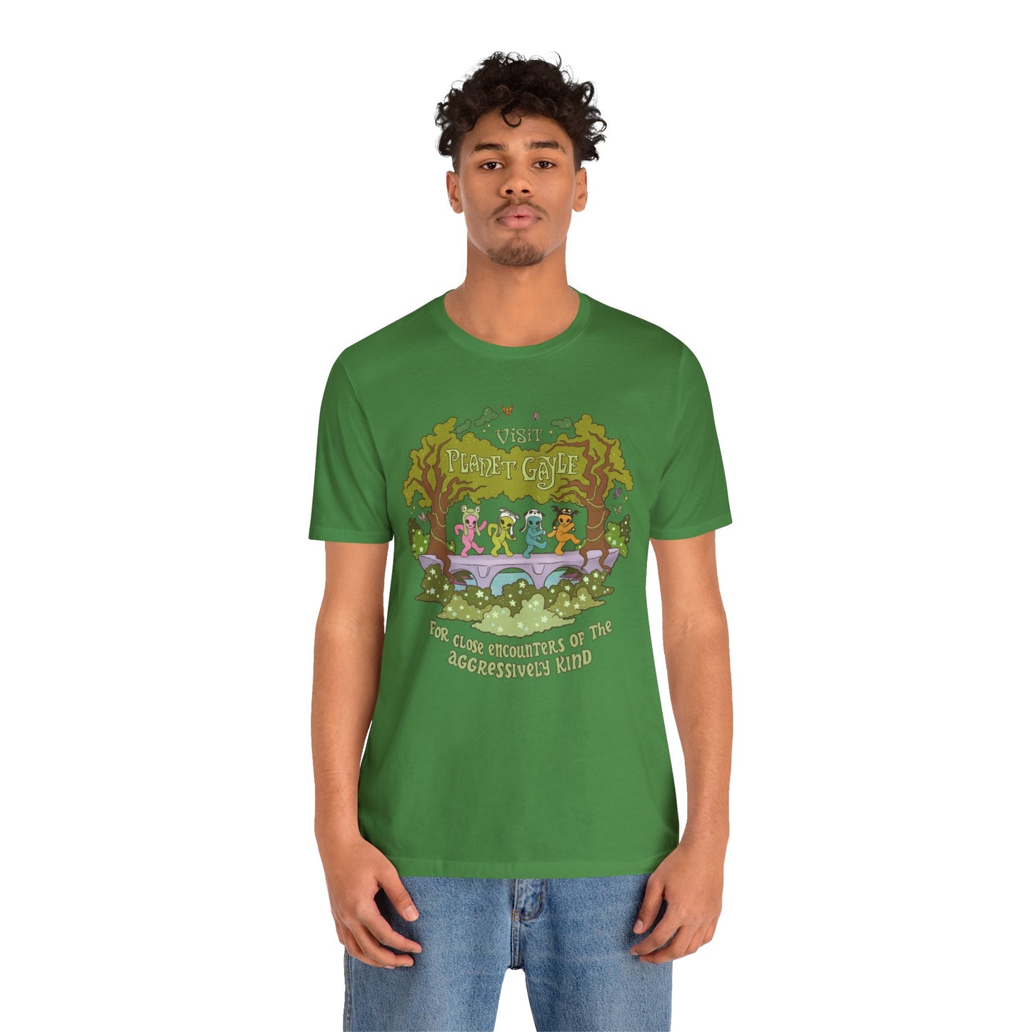 Visit Planet Gayle - Unisex Jersey Short Sleeve Tee - Green