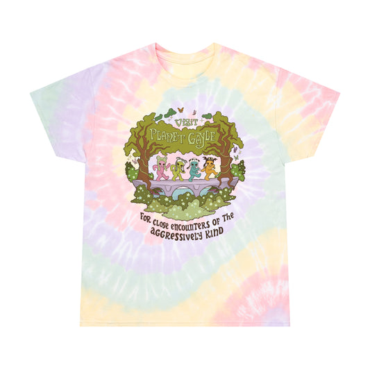 Visit Planet Gayle - Tie-Dye Tee Pastel Spiral