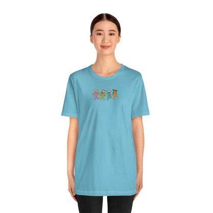 Gayleians on Parade - Unisex Jersey Short Sleeve Tee - Turquoise