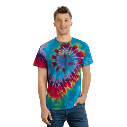 Gayleians On Parade - Tie-Dye Tee Bright Spiral