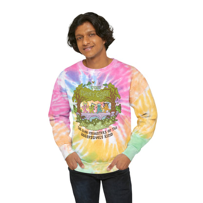 Visit Planet Gayle - Unisex Tie-Dye Sweatshirt - Pink