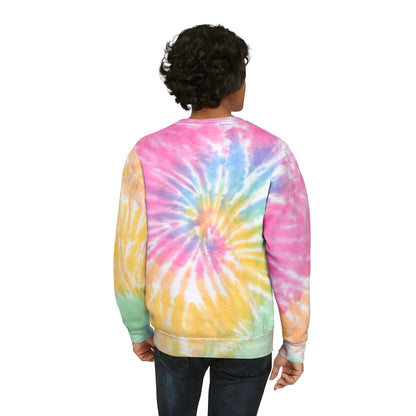 Visit Planet Gayle - Unisex Tie-Dye Sweatshirt - Pink