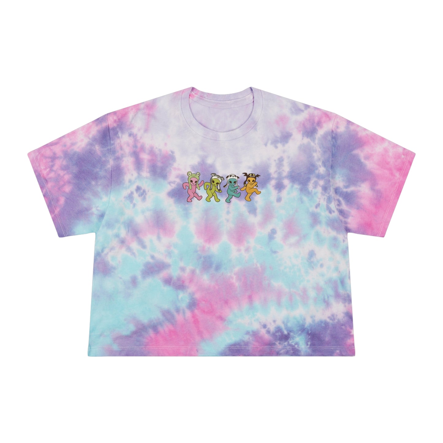 Gayleians on Parade - Women's Tie-Dye Crop Tee - Purple