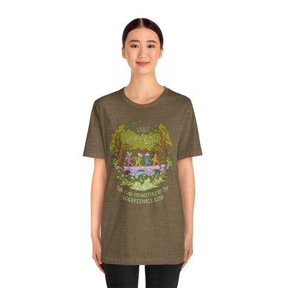 Visit Planet Gayle - Unisex Jersey Short Sleeve Tee - Heather Olive