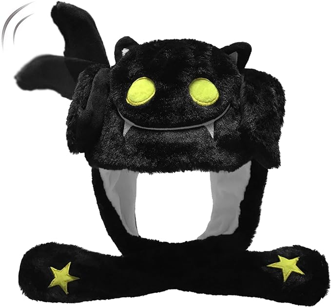 Black Bat Hat with Wiggle Wings *Amazon Affiliate Link* - (Owned By Gayle)