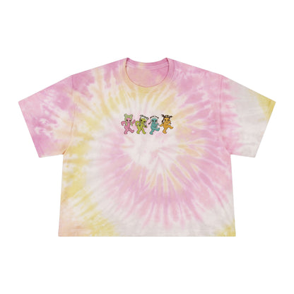 Gayleians on Parade - Women's Tie-Dye Crop Tee - Pink