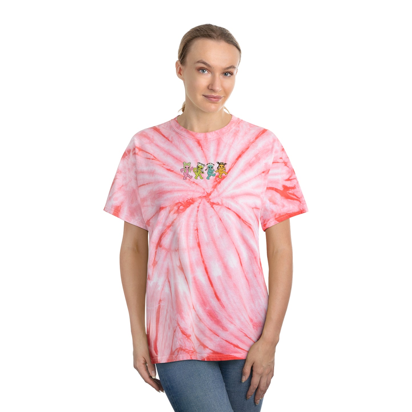 Gayleians On Parade - Tie-Dye Tee Coral Cyclone