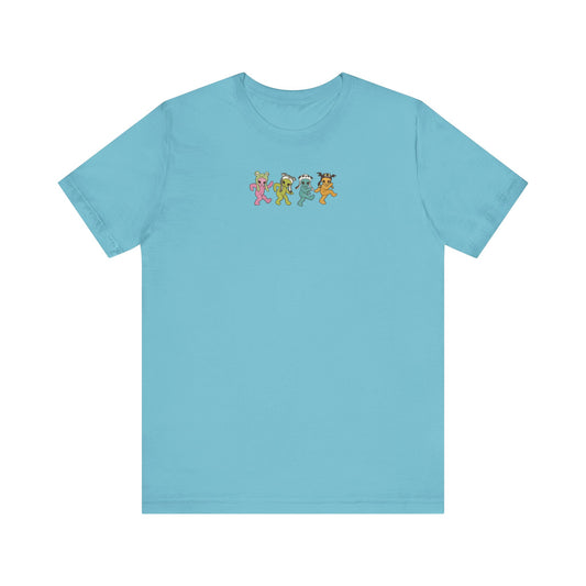 Gayleians on Parade - Unisex Jersey Short Sleeve Tee - Turquoise