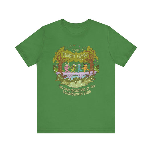 Visit Planet Gayle - Unisex Jersey Short Sleeve Tee - Green