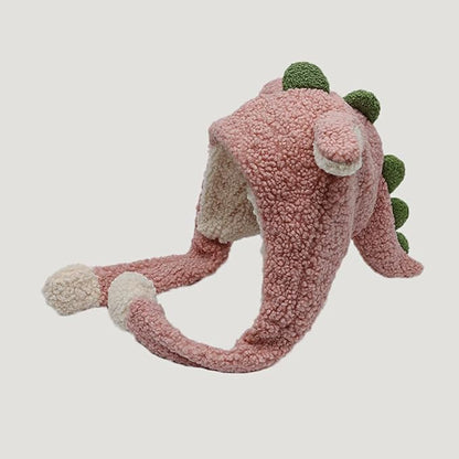 Green and Brown Terry Dino Hat with Wiggle Ears *Amazon Affiliate Link*