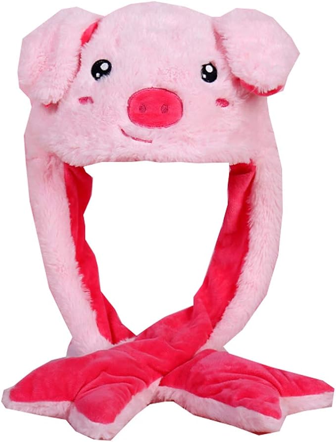 Pink Piggy Hat with Wiggle Ears *Amazon Affiliate Link*